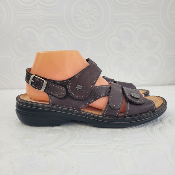 Finn Comfort Gomera Sandals Leather Adjustable Strap Comfort Womens 40 US 9 - Picture 2 of 15
